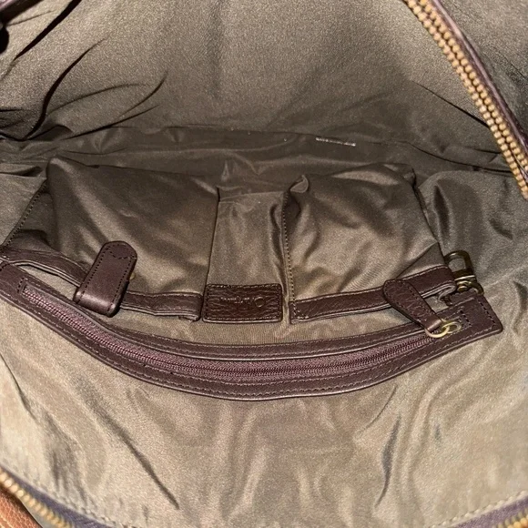 EUC Cole Haan Pebble Leather Hobo Purse Bag Brown Copper - Picture 3 of 11